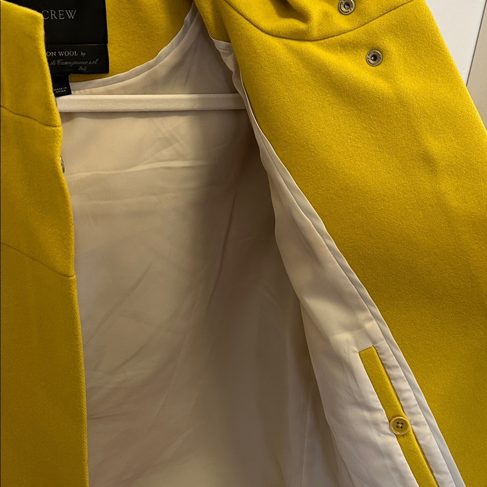 J. Crew Melton Wool Bib Coat with Hood - Picture 7 of 15
